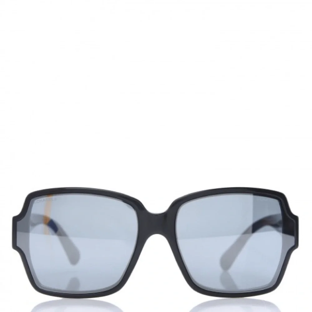 CHANEL Acetate Square CC Sunglasses 5385-A in Black​​​